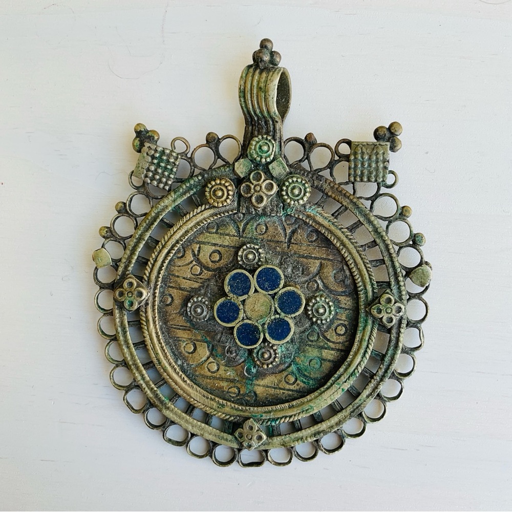Antique Indian Charm Necklace